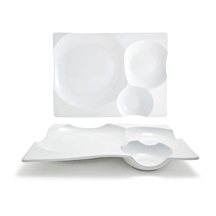 Harmony Bento 12x9 3compartment plate