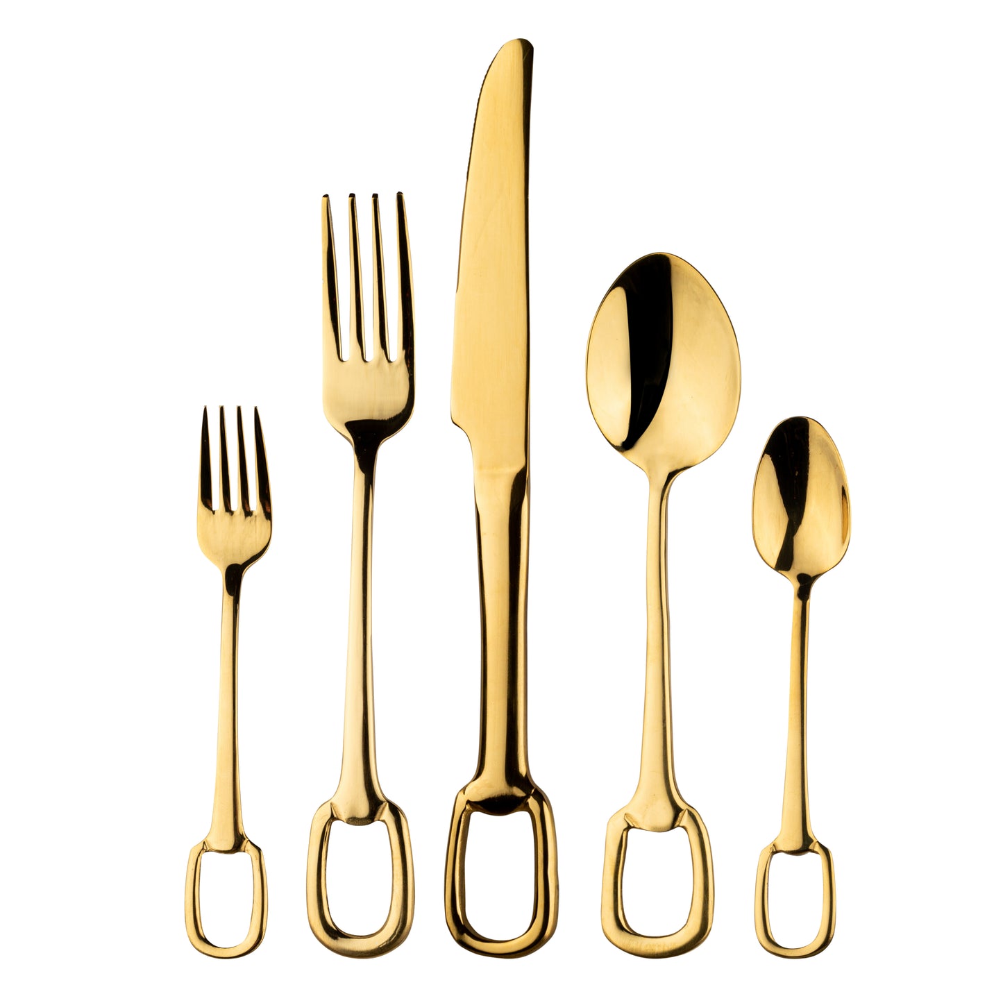 Gold Keychain Flatware