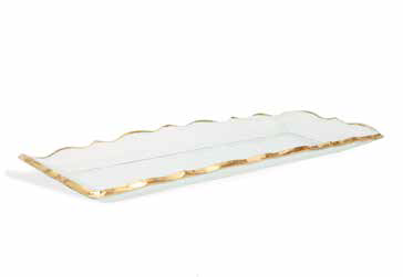 Rippled Oblong Tray