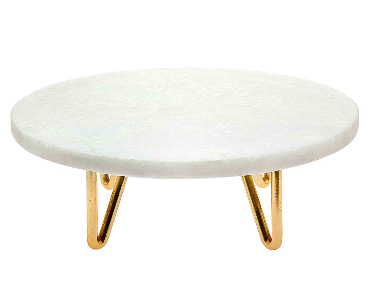 footed Marble Cake Stand With Gold Legs – Silver Spoon Party Rental