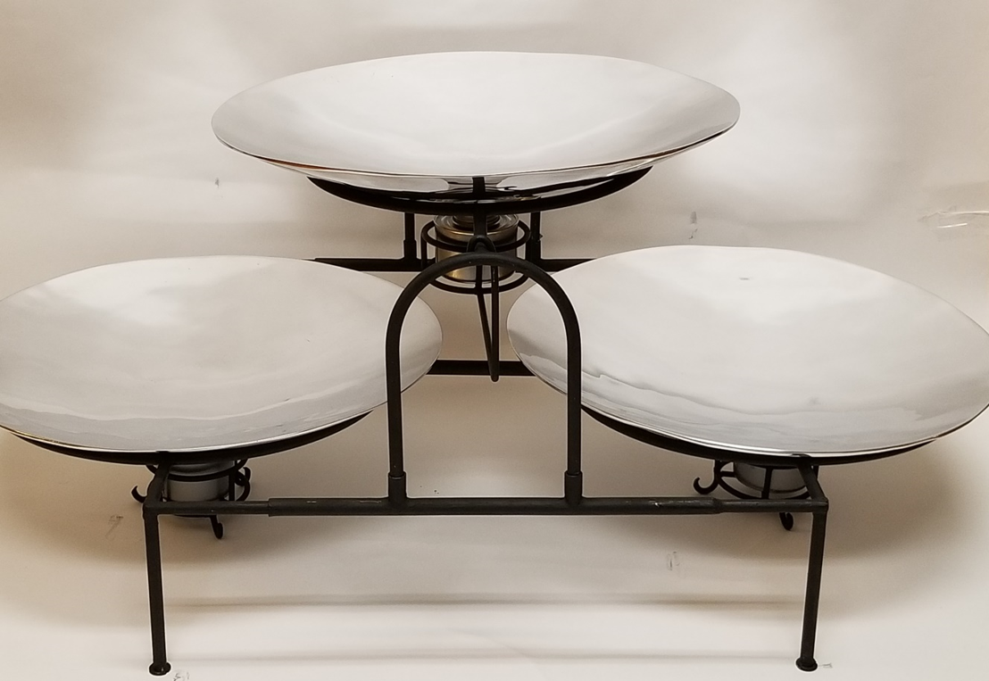 Three Tier Round Chafer Buffet