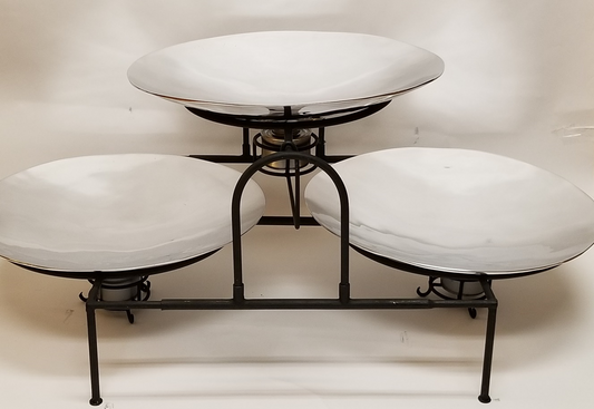 Three Tier Round Chafer Buffet