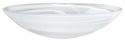 White Marble Salad Bowl